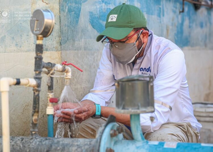 ANDA finaliza trabajos de reparación y mantenimiento en planta de bombeo de Turín, Ahuachapán