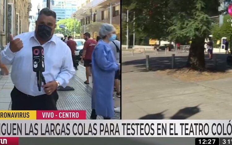 (VIDEO) Un reportero argentino se desmaya en plena transmisión en vivo en medio de la ola de calor que azota al país