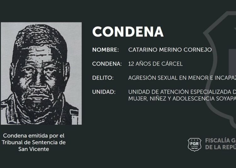 Condenan a sujeto que agredió sexualmente a una menor de edad