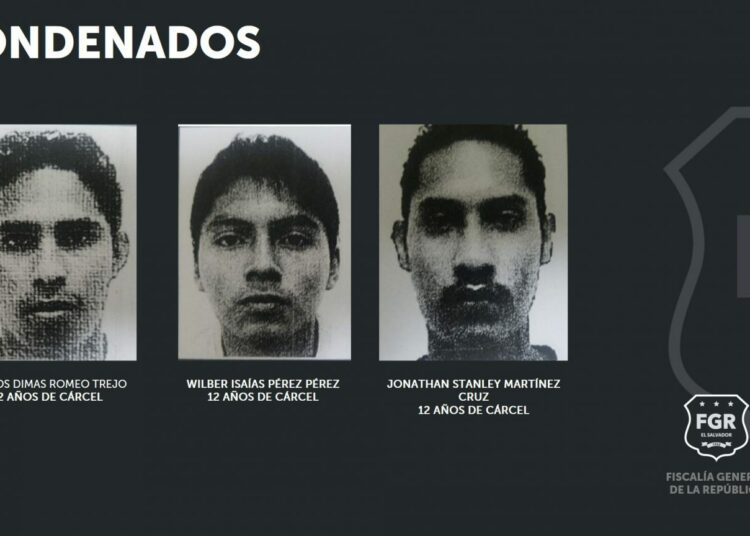 Condenan a 12 años de prisión a extorsionistas de Mejicanos, San Salvador