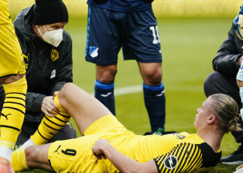 Haaland hace saltar las alarmas: ¡otra vez lesionado!