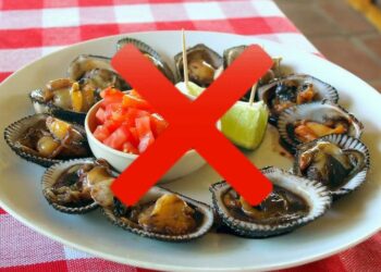 Alimentos que no puede consumir durante la marea roja, según Ministerio de Medio Ambiente