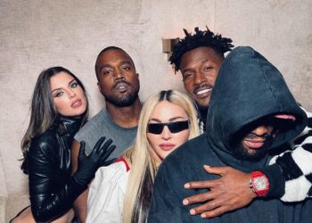 Kanye West y Julia Fox asisten a fiesta privada con Madonna