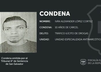 Condenan a 10 de cárcel a traficante de droga de Mejicanos