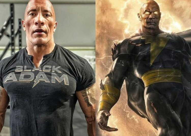 Dwayne Johnson quiere superar el físico del Black Adam de los cómics y así está entrenando para conseguirlo