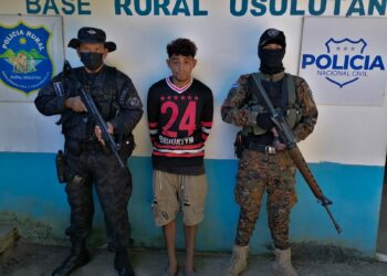 Marero es capturado por exigir la renta a propietarios de autobuses de Jiquilisco, Usulután