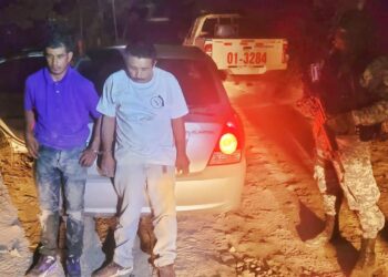 Dos sujetos son capturados en flagrancia mientras robaban en Ciudad Delgado