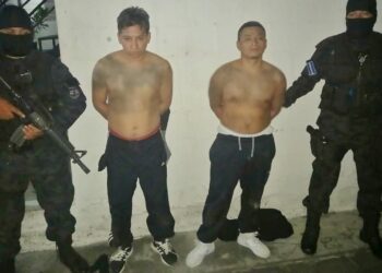 Dos pandilleros son capturados por homicidio en San Salvador