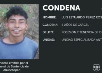 Sujeto es condenado por tenencia de droga, en Ahuachapán