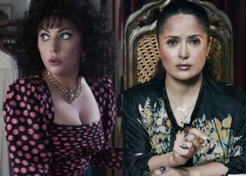Lady Gaga confesó que grabó una escena íntima con Salma Hayek en “House of Gucci”