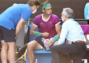 Nadal dio detalles de su calvario durante el duelo con Shapovalov en el Abierto de Australia