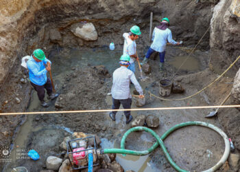 Presidente de ANDA supervisó la distribución y proyectos de agua potable en Santiago Texacuangos