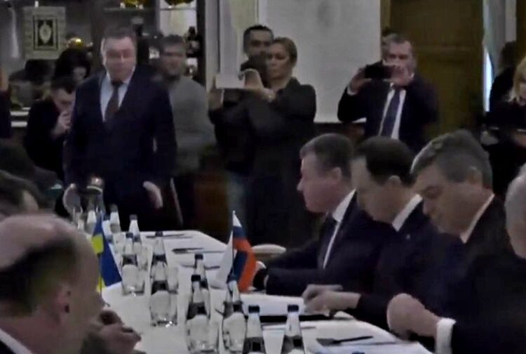 Comenzó la reunión entre las delegaciones de Ucrania y Rusia en Bielorrusia
