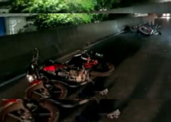 Tres lesionados tras fuerte accidente sobre el bulevar del Ejercito