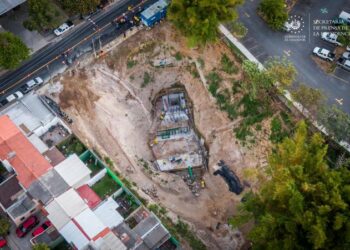 Obras de mitigación avanzan en un 50 % en quebrada El Garrobo en el sector de La Cima, San Salvador