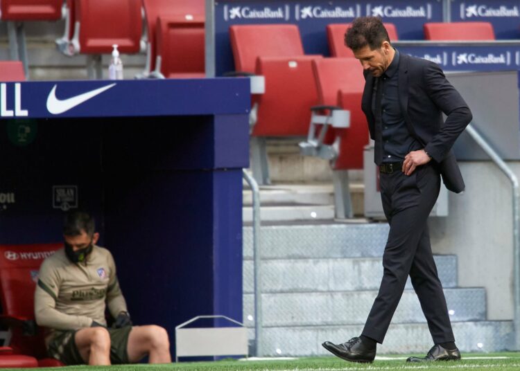 Dura autocrítica de Simeone tras perder con el peor equipo de España