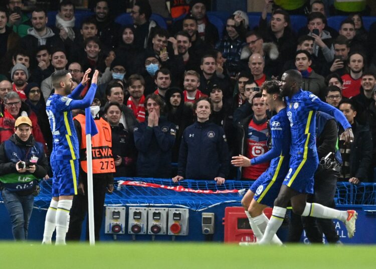 Chelsea venció a Lille en la ida de los octavos de final de la Champions League
