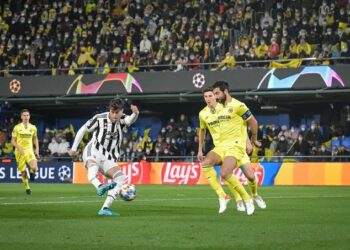 La Juventus empató 1-1 con el Villarreal por los octavos de final de la Champions League