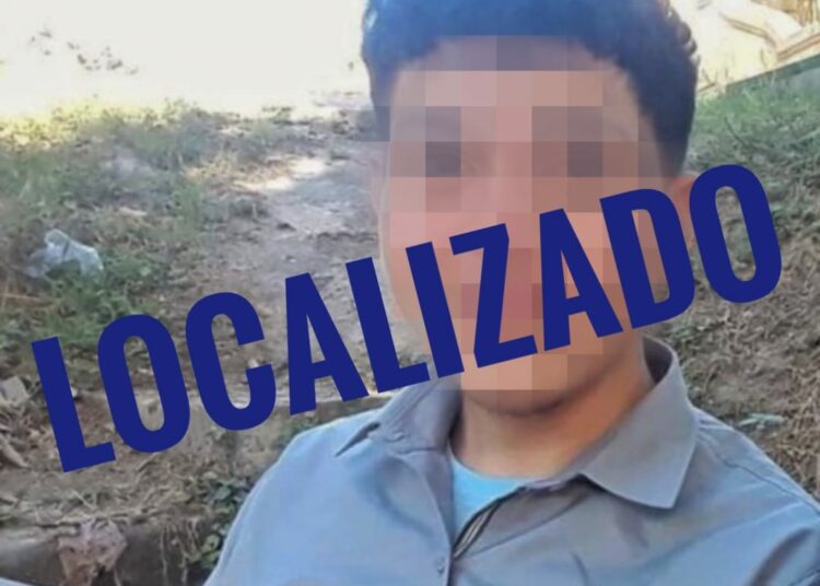 Localizan con vida a menor de edad reportado como desaparecido