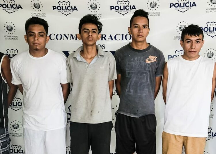 PNC captura a 11 pandilleros MS-13 acusados de diversos delitos cometidos en Morazán