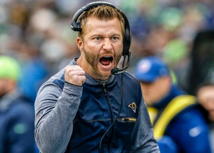 Sean McVay, head coach de los Rams, ya es uno de los grandes referentes de la NFL