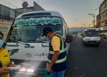 VMT verifica medidas de bioseguridad en transporte colectivo