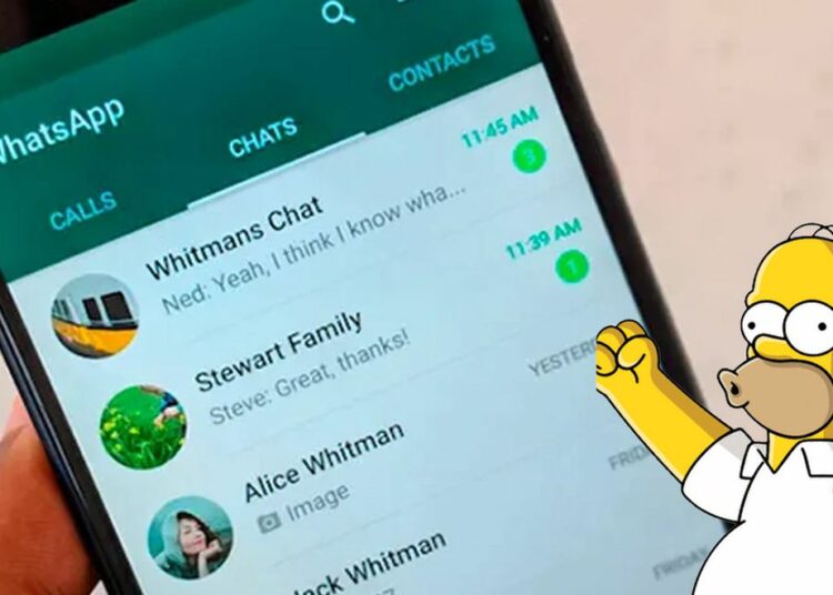 Homero Simpson puede avisar cuando hay un mensaje nuevo en WhatsApp, estos son los pasos