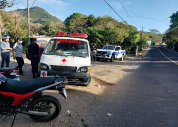 Motociclista es embestido por automóvil en Santiago de María