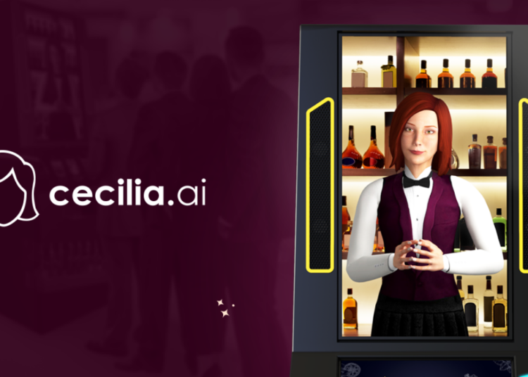 Cecilia, la bartender con inteligencia artificial capaz de preparar 120 tragos en una hora