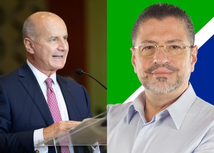 El expresidente Figueres y el economista Rodrigo Chaves irán a segunda vuelta en las elecciones para elegir presidente en Costa Rica