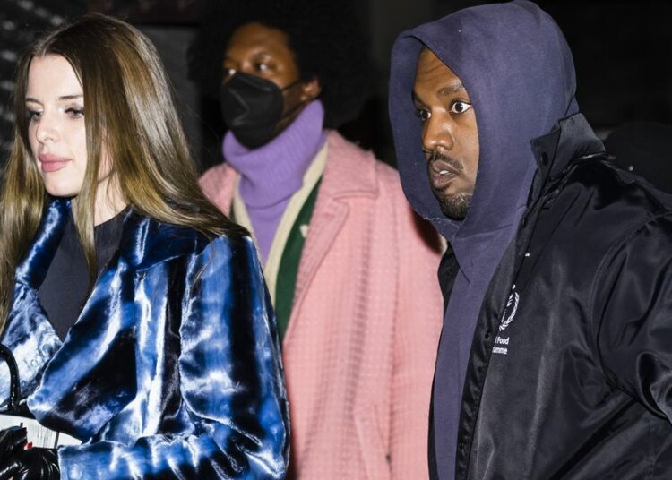 Julia Fox borra fotos con Kanye West y ya no sigue las cuentas de sus fans