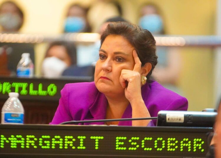 Margarita Escobar reaparece en el espectro político para pedir exoneración del cargo hasta el 30 de abril de 2024