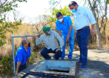 ANDA supervisa servicio de agua potable en Santa Clara, San Vicente