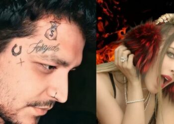 Christian Nodal eliminó su primer tatuaje de Belinda