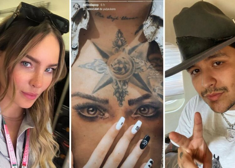 Qué tatuajes se tendría que quitar Nodal tras romper con Belinda