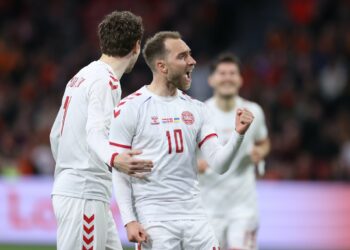 (VIDEO) Christian Eriksen volvió a jugar para la selección de Dinamarca a nueve meses de su problema cardíaco