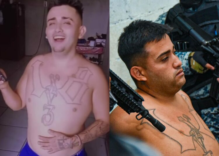 Capturan a pandillero que grababa videos en TikTok burlándose de las autoridades