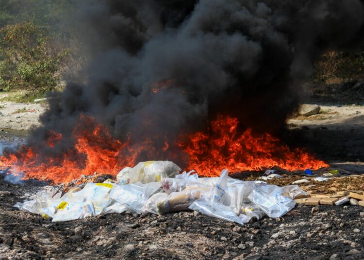 Autoridades de Seguridad destruyen droga valorada en $13.8 millones