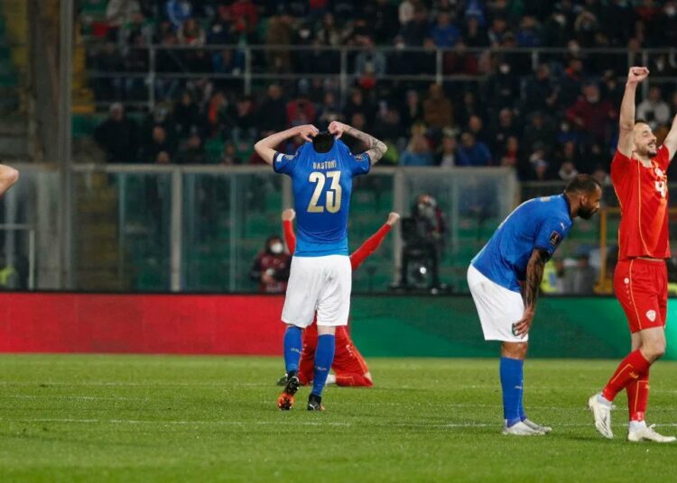Macedonia del Norte dio la sorpresa al eliminar a Italia del repechaje y lo dejó fuera del Mundial de Qatar