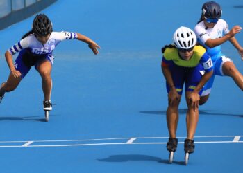 Dos salvadoreños participan en la quinta válida nacional de patinaje en Cali, Colombia