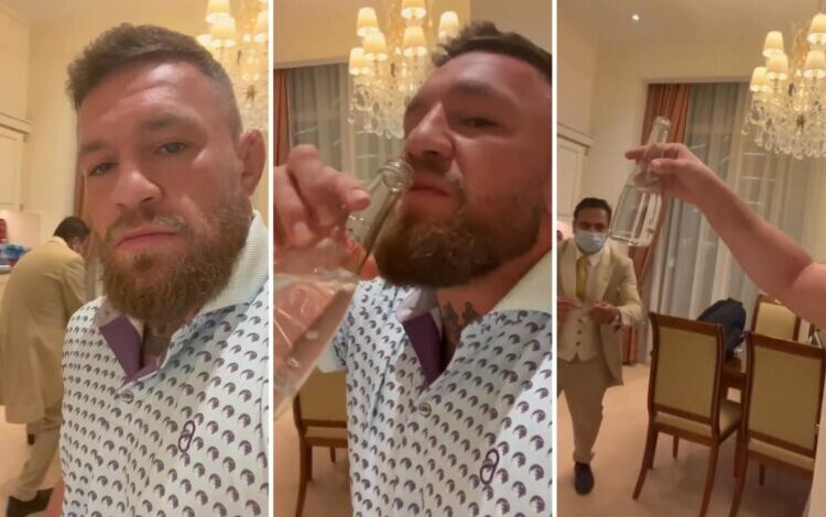Lluvia de críticas a Conor McGregor a raíz de un video con su mayordomo que después borró de las redes sociales