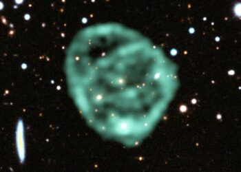 Capturan una estructura espacial de origen desconocido más grande que la Vía Láctea