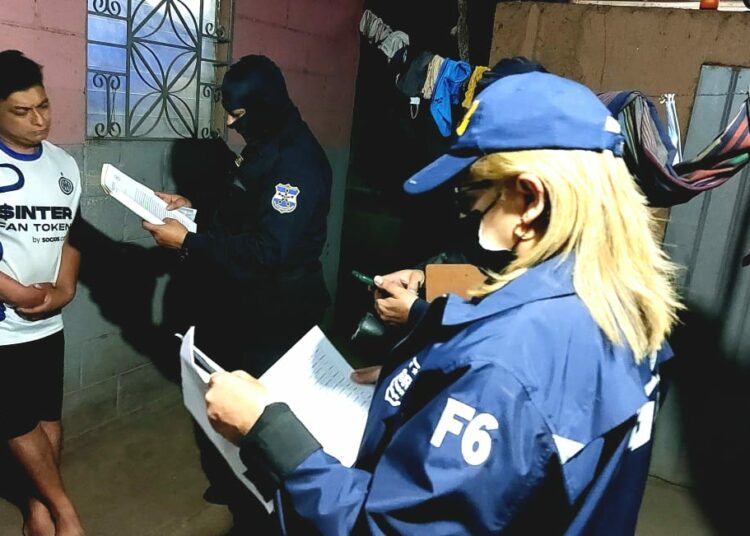 Desarticulan clica de la MS que operaba en el municipio de Santa Tecla