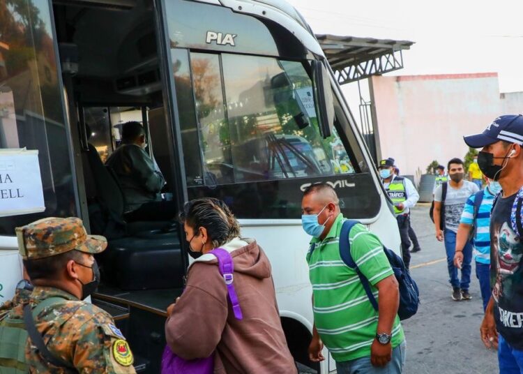 Gobierno incorpora más unidades de transporte a la ruta 42 y 152 para evitar aglomeraciones