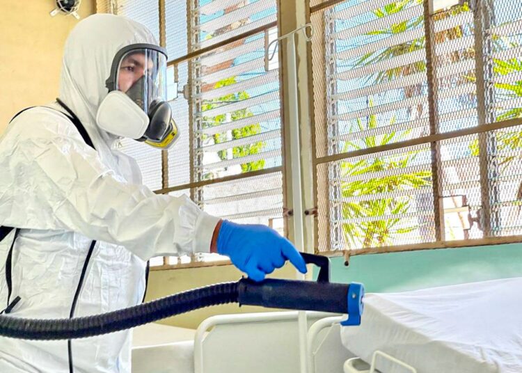 Salud realiza jornada de desinfección en Hospital Nacional Psiquiátrico
