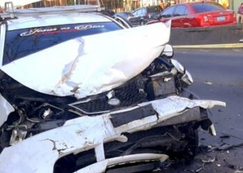 Persona muere en accidente de tránsito al chocar con microbús de la 38-A en Ciudad Delgado