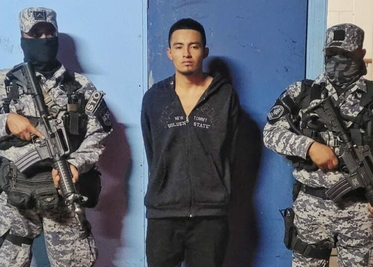 Capturan a peligroso pandillero acusado de desaparición personas en Santa Tecla