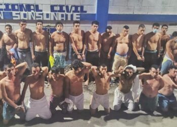 Más de 60 pandilleros son capturados en Sonsonate durante horas de la madrugada