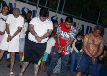 PNC y FGR ejecutan fuerte operativo en San Salvador capturando 34 pandilleros