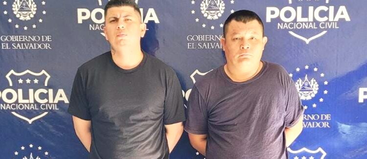 Pandilleros extorsionistas son capturados por la PNC en San Miguel